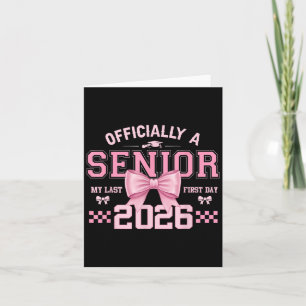 Officieel een senior mijn laatste eerste dag 2026 kaart