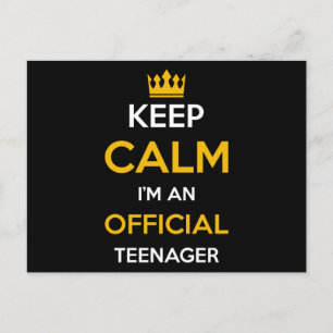 Officieel een Teenager Gift Briefkaart