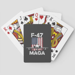 Officieel F47 Maga Gevechtsvliegtuig F-47 Straalja Pokerkaarten