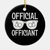 Officieel functionaris Weddenschap Officieel voors Keramisch Ornament (Voorkant)