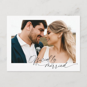 Officieel gehuwde aankondiging briefkaart