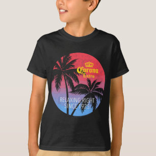 Officieel gelicentieerde Corona Extra Circular Log T-shirt