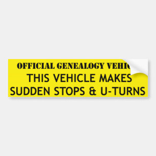 Officieel genetisch gemanipuleerd voertuig bumpersticker