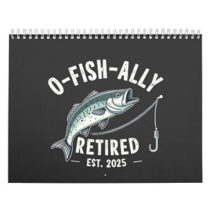 Officieel gepensioneerd 2025 Fisher Dad pensioen Kalender