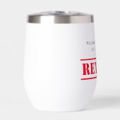 Officieel gepensioneerd, aangepaste naam cadeau ro (Voorkant)