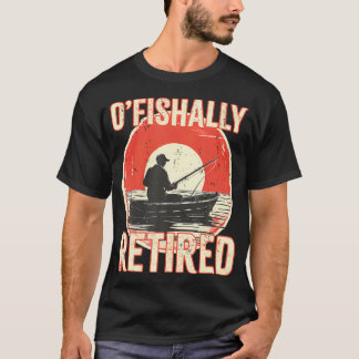 Officieel Gepensioneerd Shirt Visser Dad Mannen Re