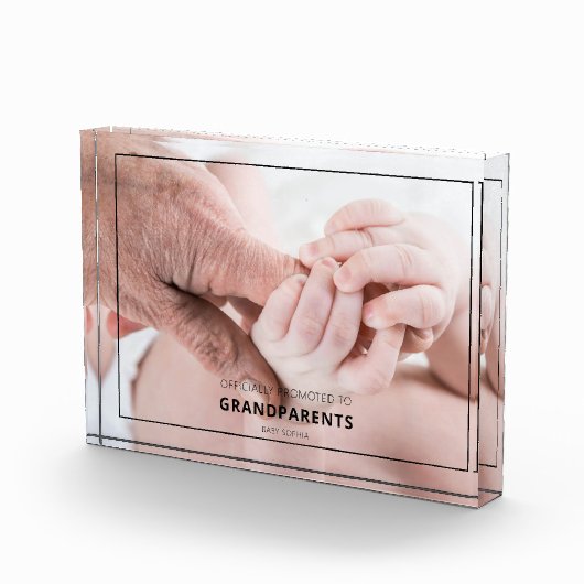 Officieel gepromoot naar grootouders Keepomwille Fotoblokken (Rechts)