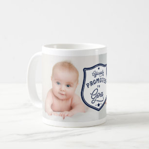 Officieel gepromoveerd tot Opa Badge & Photo Koffiemok