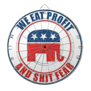 officieel GOP-dartboard Dartbord