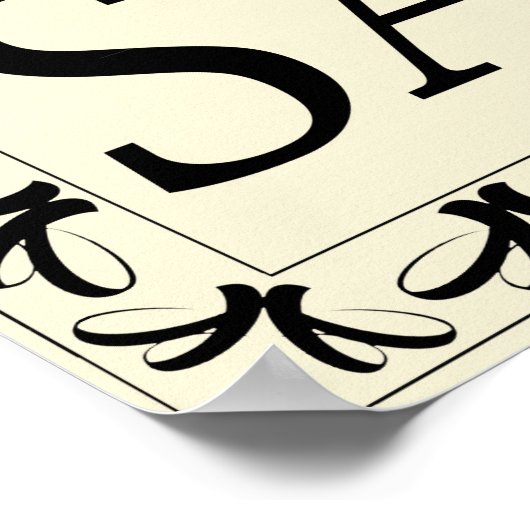 Officieel in ruste! poster (Hoek)