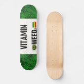 OFFICIEEL Kateboard VITAMIN WEED Skateboard (Voorkant)