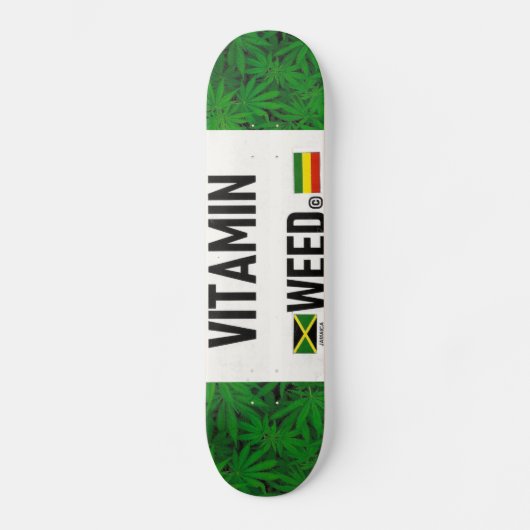 OFFICIEEL Kateboard VITAMIN WEED Skateboard (Voorkant)