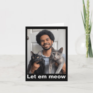 Officieel Laat Ze Miauwen Shirt  Kaart
