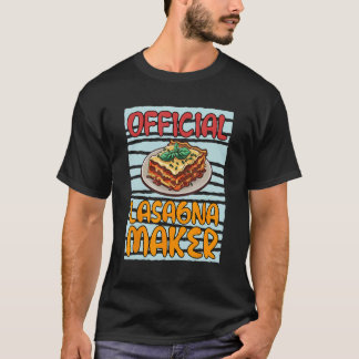 Officieel Lasagne Maker Koken Chef 1 T-shirt
