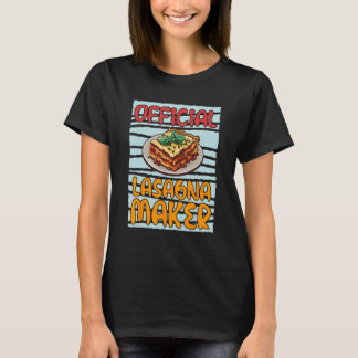Officieel Lasagne Maker Koken Chef T-shirt