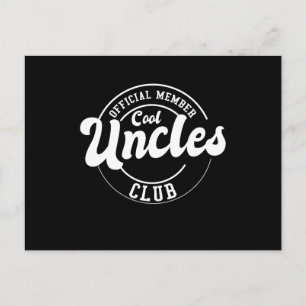 Officieel lid Cool Uncles Club Fathers Day Briefkaart