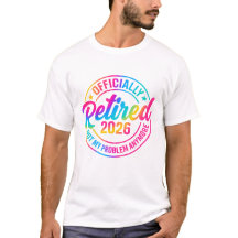 Officieel met Pensioen 2026 T-Shirt