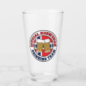 Officieel Noors Drink team Glas (Voorkant)