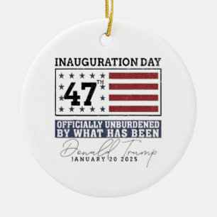 Officieel Onbezwaard Door Wat Trump 47 Is Gewest Keramisch Ornament