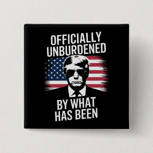 Officieel Ontheven Van Wat Trump Is Gewest Vierkante Button 5,1 Cm