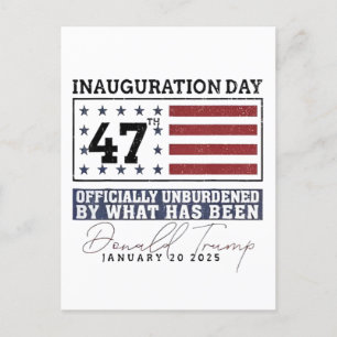 Officieel ontlast door wat Trump 47 is geweest Briefkaart