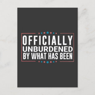 Officieel ontlast door wat Trump is geweest Briefkaart