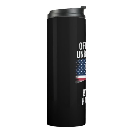 Officieel ontlast door wat Trump is geweest Thermosbeker (Gedraaid links)