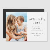 Officieel onze aankondiging van fotogoedkeuring (Voorkant / Achterkant)