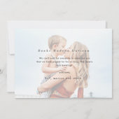 Officieel onze minimale fotogoedkeuring aankondiging (Achterkant)