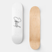 Officieel over haar - Grappige Breakup Quote Skate Skateboard (Voorkant)