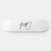 Officieel over haar - Grappige Breakup Quote Skate Skateboard (Horizontaal)