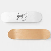 Officieel over haar - Grappige Breakup Quote Skate Skateboard (Horizontaal)