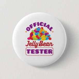 Officieel paastheater Jelly Bean Snoep Ronde Button 5,7 Cm