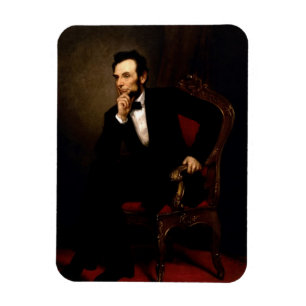 Officieel portret van Abraham Lincoln Magneet