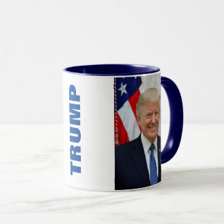 Officieel portret van Donald Trump Mok
