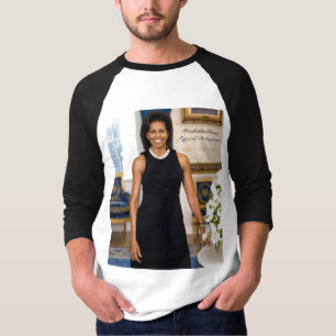 Officieel portret van First Lady Michelle Obama T-shirt