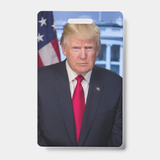 Officieel presidentieel portret van Donald Trump Badge