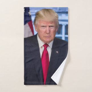 Officieel presidentieel portret van Donald Trump Handdoek
