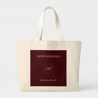 Officieel puppy-startpakket bordeauxrood en ivoorw grote tote bag