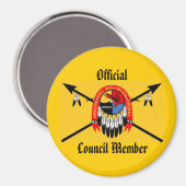 Officieel raadslid Magnet Magneet (Voorkant / Achterkant)