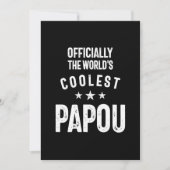 Officieel 's werelds meest koele pap | Vader Gift Kaart (Voorkant)