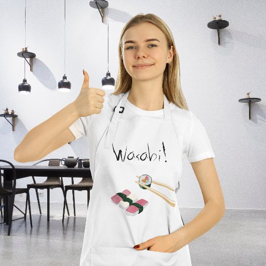 Officieel Schort Sushi - Gepersonaliseerd