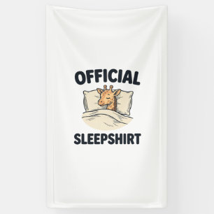 Officieel Slaapshirt Giraffe Grappig Slaap Shirt D Spandoek