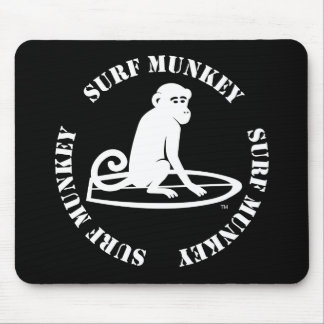 Officieel Surf Munkey-logo voor donkere achtergron Muismat