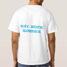 Officieel T-shirt ZlorNation - Play. Watch. Zlorma