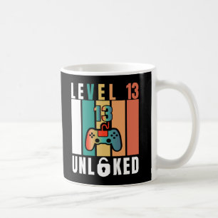 Officieel tienerniveau 13 onvergrendelde verjaarda koffiemok