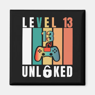 Officieel tienerniveau 13 onvergrendelde verjaarda magneet