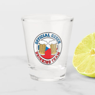 Officieel Tsjechisch Drink team Shot Glas