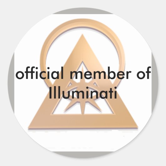 Officieel verlichtingsmateriaal ronde sticker (Voorkant)