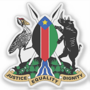 Officieel wapen van Zuid-Soedan (2005-2011) Sticker